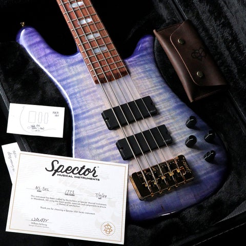 Spector / USA NS-5XL Ultra Violet Glow(重量:4.28kg)【S/N:1773】【渋谷店】《長期展示品チョイキズアウトレット特価》《渋谷店セール》