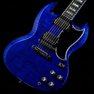 Gibson Custom / Dealer Select SG Custom Figured Top Gloss Blue
