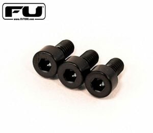 FU-TONE / Titanium Nut Clamping Screw Set 3個セット BLACK【フロイドローズ・アップグレード・パーツ】【お取り寄せ商品】【渋谷店】