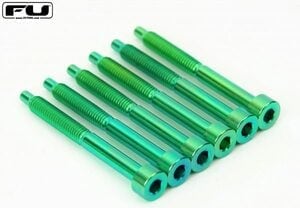 FU-TONE / Titanium String Lock Screw 1個バラ売り GREEN【フロイドローズ・アップグレード・パーツ】【お取り寄せ商品】【渋谷店】