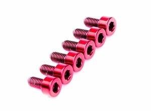FU-TONE / Titanium Saddle Mounting Screw Set 6個セット RED【フロイドローズ・アップグレード・パーツ】【お取り寄せ商品】【渋谷店】