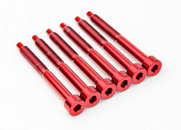 FU-TONE / Titanium String Lock Screw Set 6個セット RED【フロイド