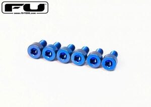 FU-TONE / Titanium Saddle Mounting Screw 1個バラ売り BLUE【フロイドローズ・アップグレード・パーツ】【お取り寄せ商品】【渋谷店】