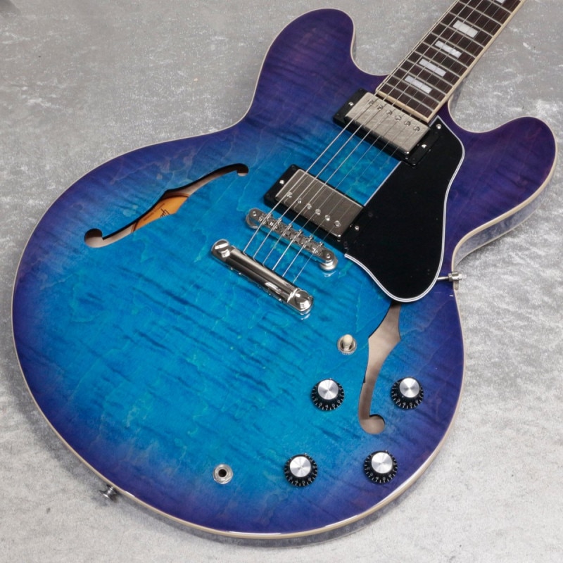 Gibson USA / Exclusive ES-335 Figured Blueberry Burst(重量:3.65kg)【長期展示在庫アウトレット特価】【新宿店】【値下げ】