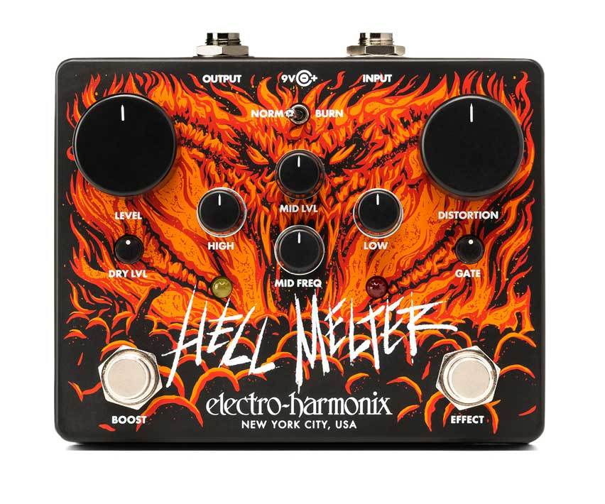 レア物melter/burner ディストーション　クローン　ギターエフェクター electro-harmonix / Hell Melter Advanced Metal Distortion