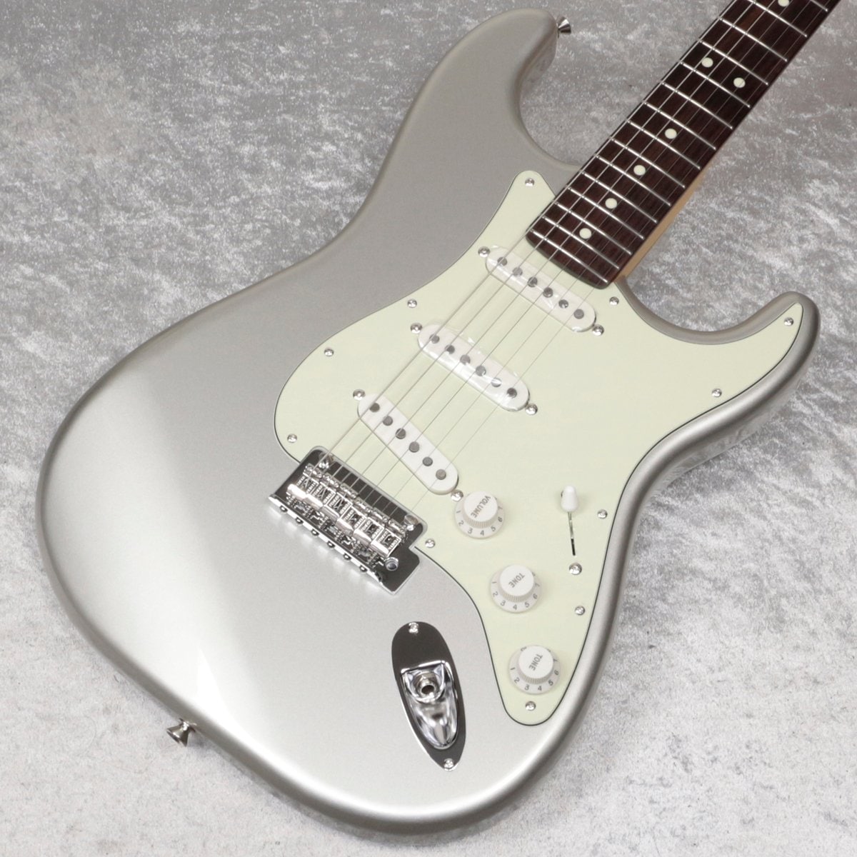 レフティーギター　シルバー Fender / FSR Collection Hybrid II Stratocaster Rosewood Inca