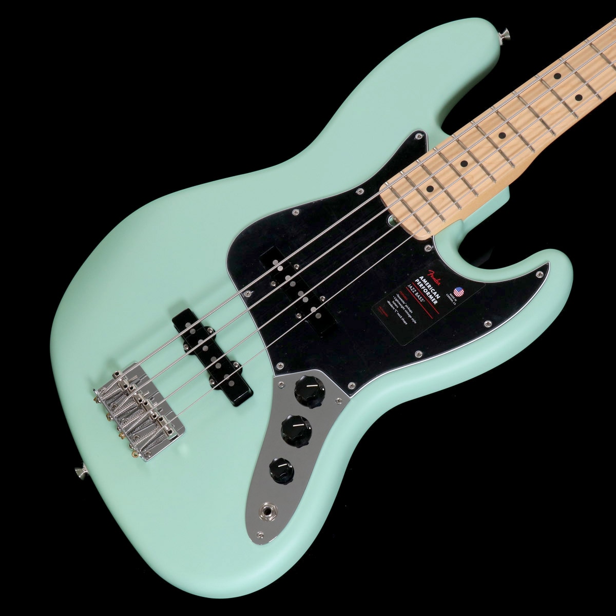 Fender USA / American Performer Jazz Bass Maple Satin Surf Green [重量:4.08kg] フェンダー ジャズベース エレキベース 【S/N:US24004496】【池袋店】【12/13 値下げ！展示入れ替えセール！】