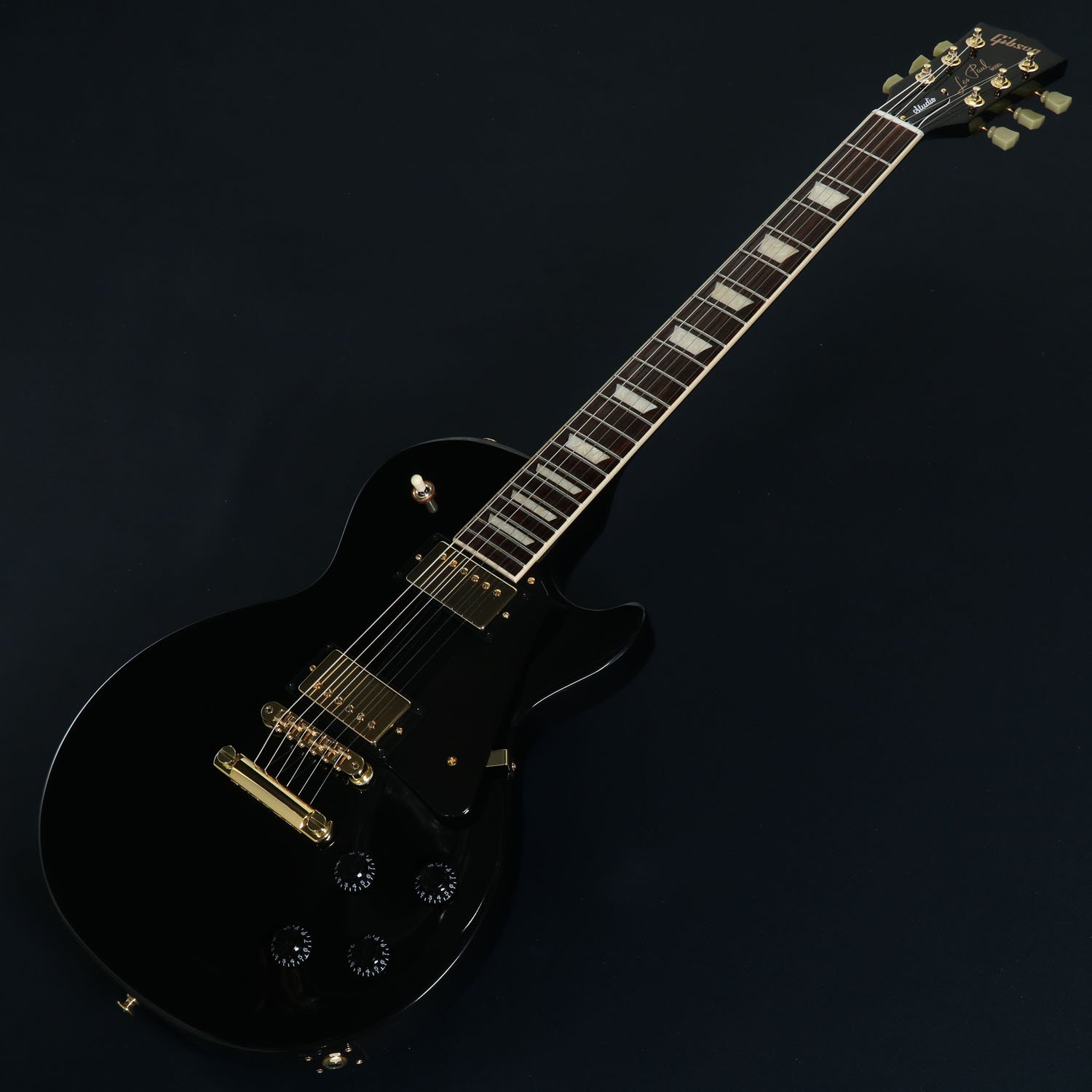 Gibson USA Les Paul Studioブラック ハードケース付き Gibson USA / 《特典付き》Exclusive Les Paul Studio with Gold