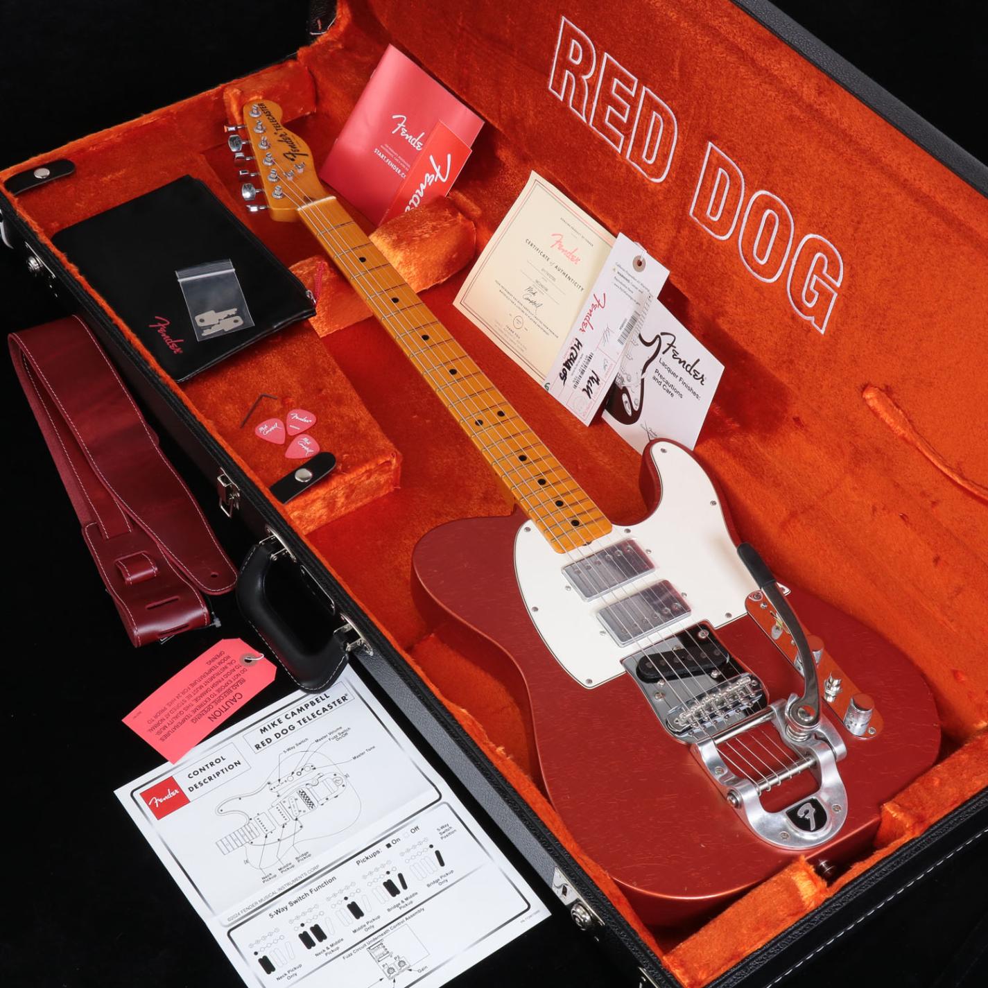 Fender / Stories Collection Mike Campbell Red Dog Telecaster  Red Dog Red [3.99kg]【S/N MC240106】【池袋店】【01/15値下げ】【長期展示品】