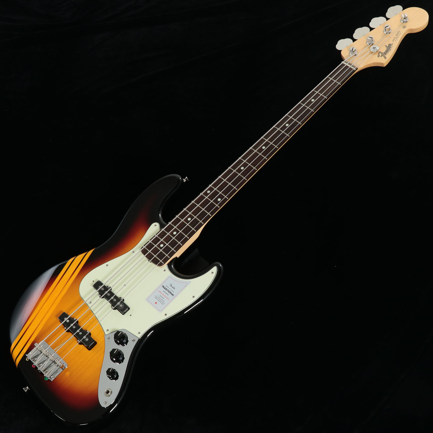 Fender / MIJ Traditional 60s Jazz Bass Competition 3-Color Sunburst / Aged Natural [3.87kg]【S/N JD25-】【池袋店】【01/08値下げ】【長期展示品】