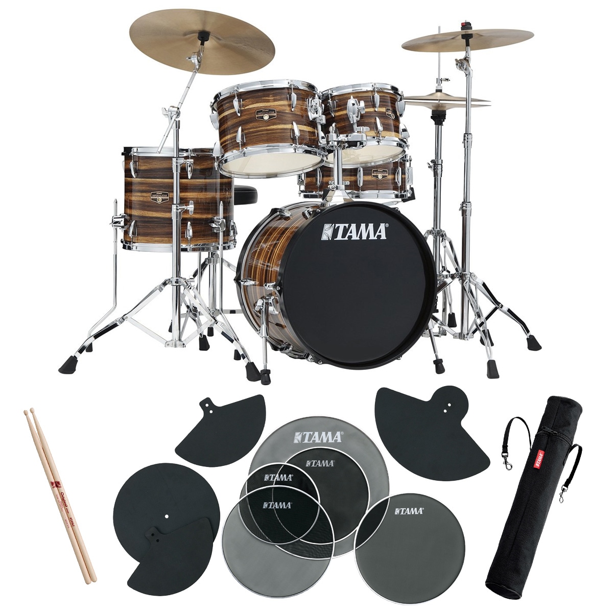 TAMA / IP58H6RC-CTW シンバル付きドラムセット サイレントパック