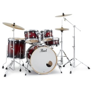 Pearl / DMP825S/CN 261(Gloss Deep Red Burst) DECADE MAPLE シンバル付きドラムセット スタンダードサイズ【お取り寄せ商品】