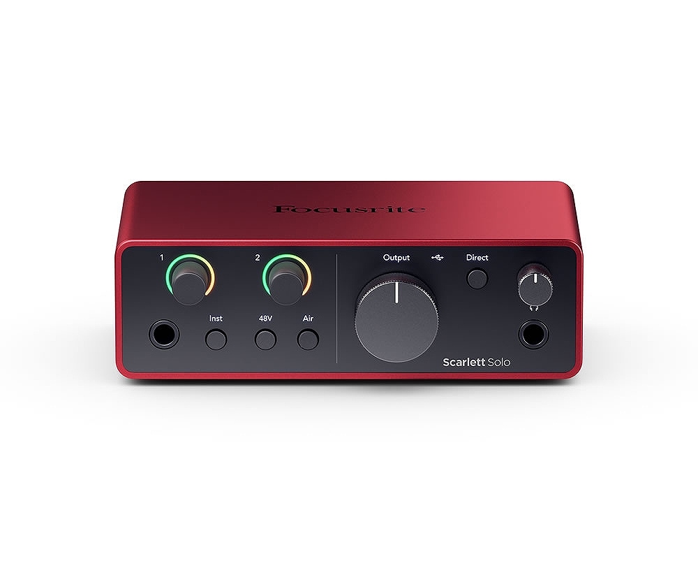 極美品 Focusrite Scarlett Solo 2nd Gen 録音良好 Focusrite / Scarlett Solo gen4 2In/2Out フォーカスライト USB