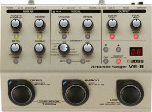 BOSS / VE-8 Acoustic Singer アコースティックシンガー アコースティック楽器用 ボーカルエフェクター 【横浜店】