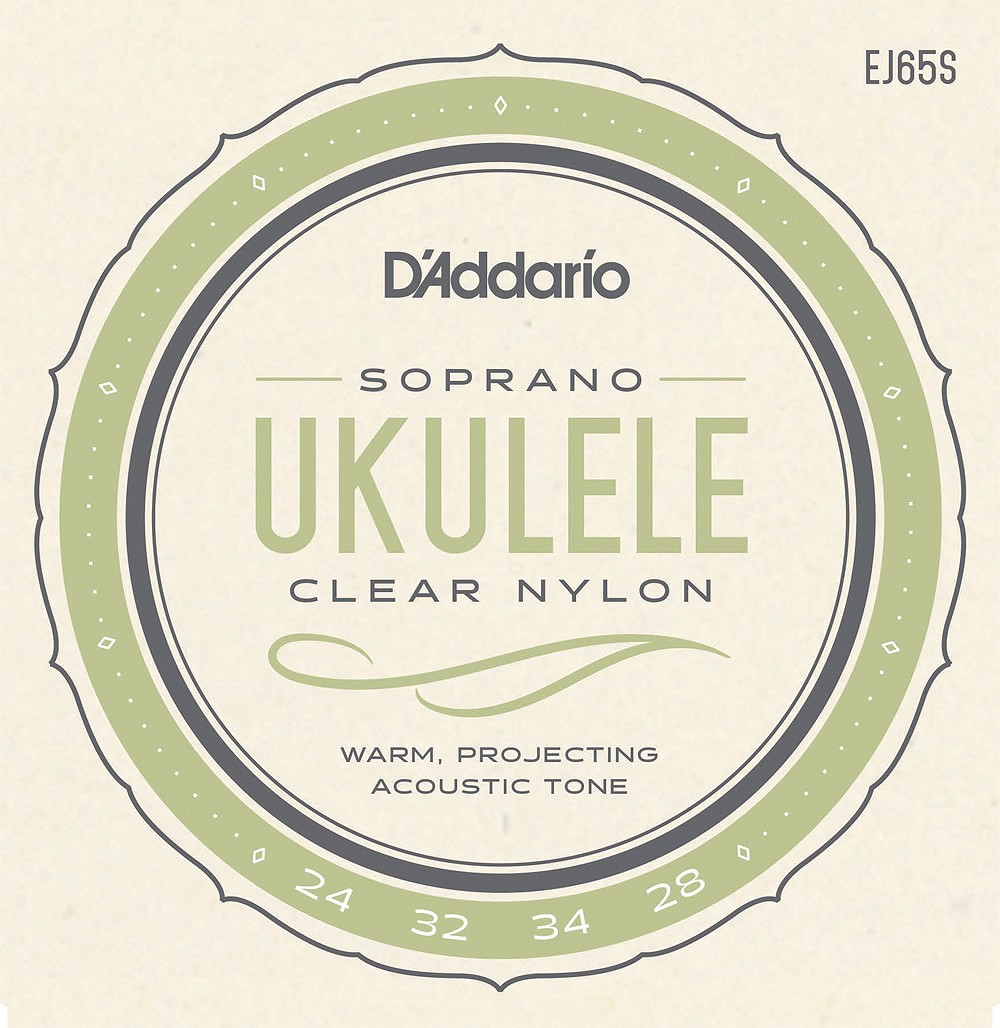D'Addario / EJ65S Pro-Arte Custom Extruded Nylon ウクレレ弦 【横浜店】