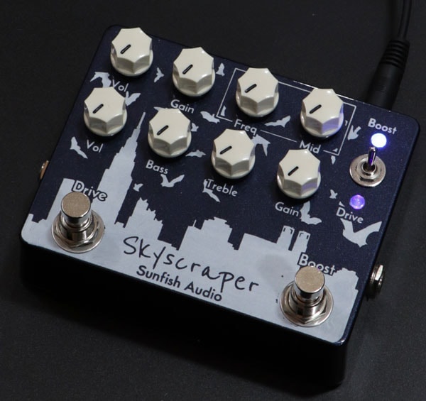 Sunfish Audio / Skyscraper オーバードライブ ブースター サン