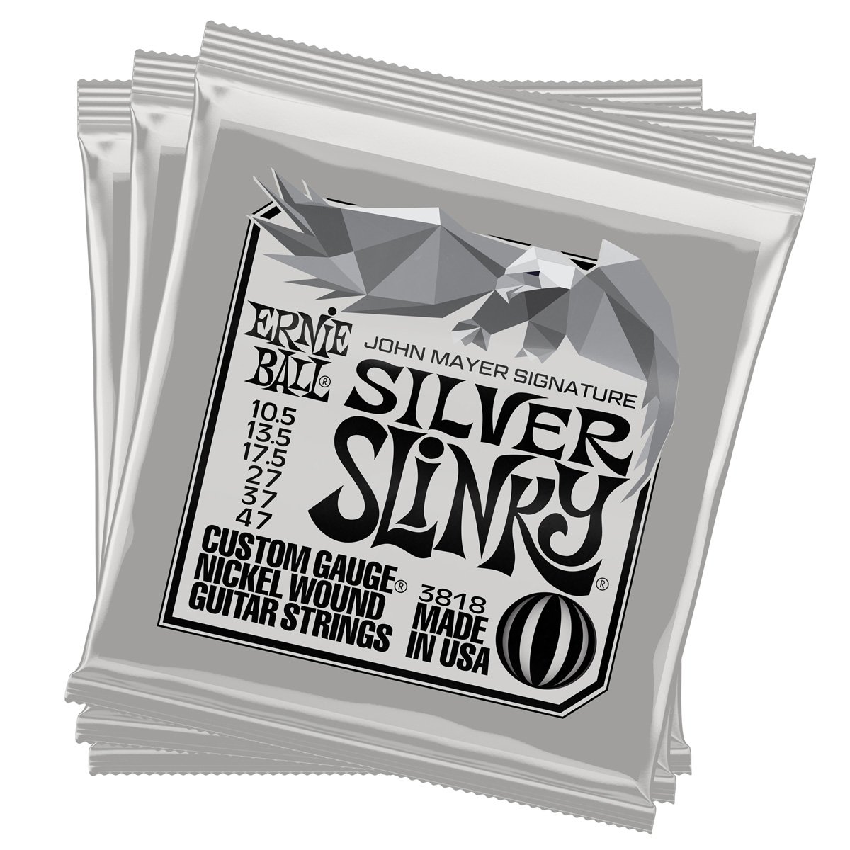 ERNiE BALL / 3818 John Mayer Silver Slinky Signature Electric 