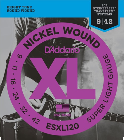 D'Addario / ESXL120 Super Light 09-42 Double Ball End エレキギター弦 【横浜店】