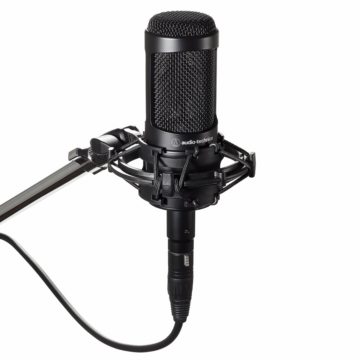 オーディオテクニカ コンデンサーマイクAT2035、AT-PF2セット audio-technica AT2035 スタンド・ケーブル・ポップガード