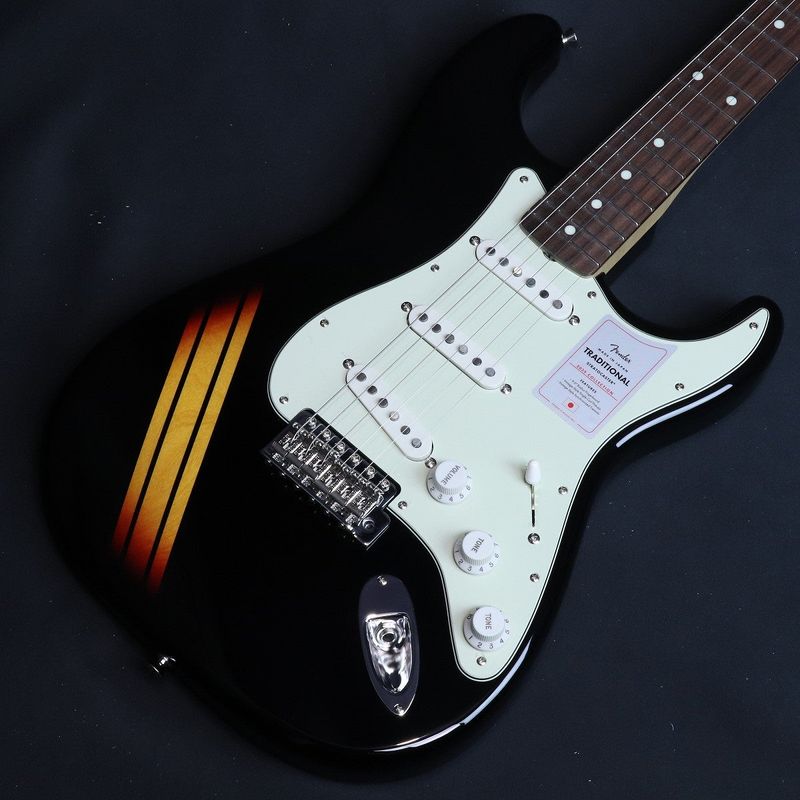 Fender / MIJ Traditional 2025 Collection 60s Stratocaster Competition Black 3-Color SB【横浜店】【S/N:JD25004319】【クリアランスセール】
