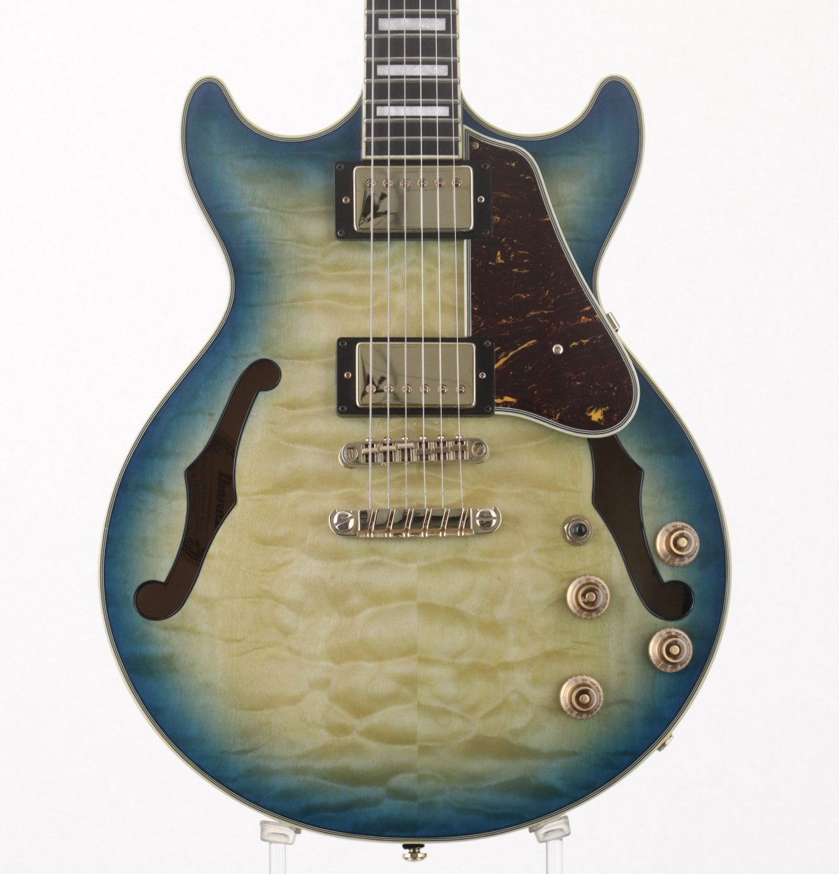 中古】Ibanez / AM93QM-JBB Jet Blue Burst Artcore Expressionist