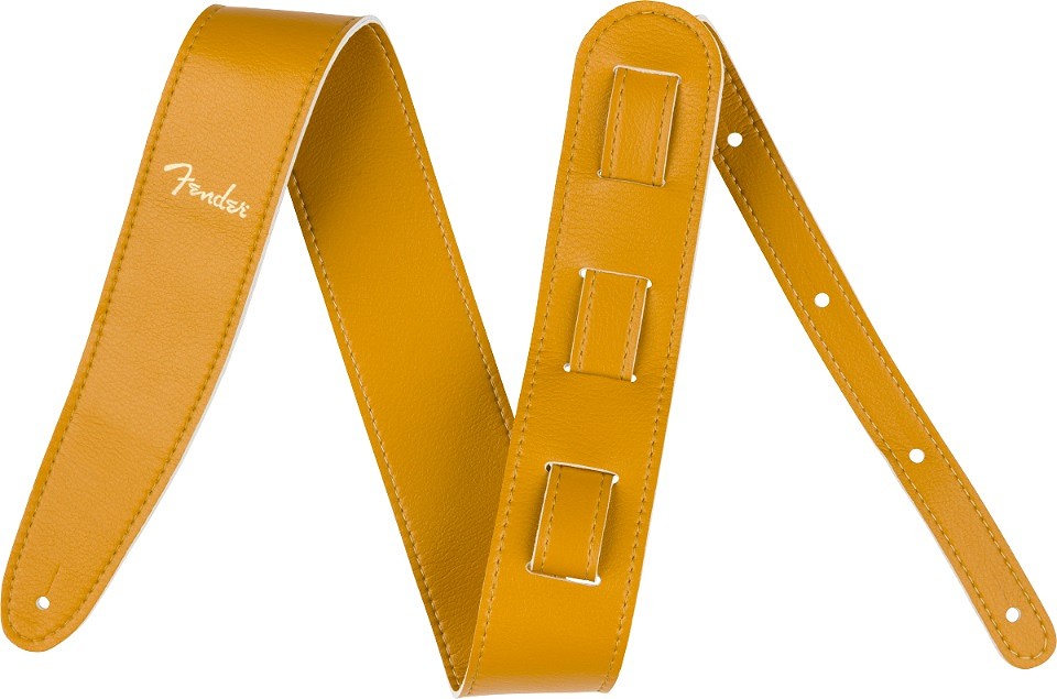 Fender / VEGAN LEATHER STRAP BUTTERSCOTCH フェンダー [ギターストラップ]【横浜店】