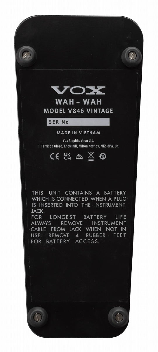 セール品》VOX / V846 Vintage Wah ボックス ヴォックス ワウペダル