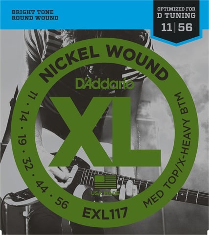 D'Addario / EXL117 Medium Top・Extra Heavy Bottom 11-56 エレキ