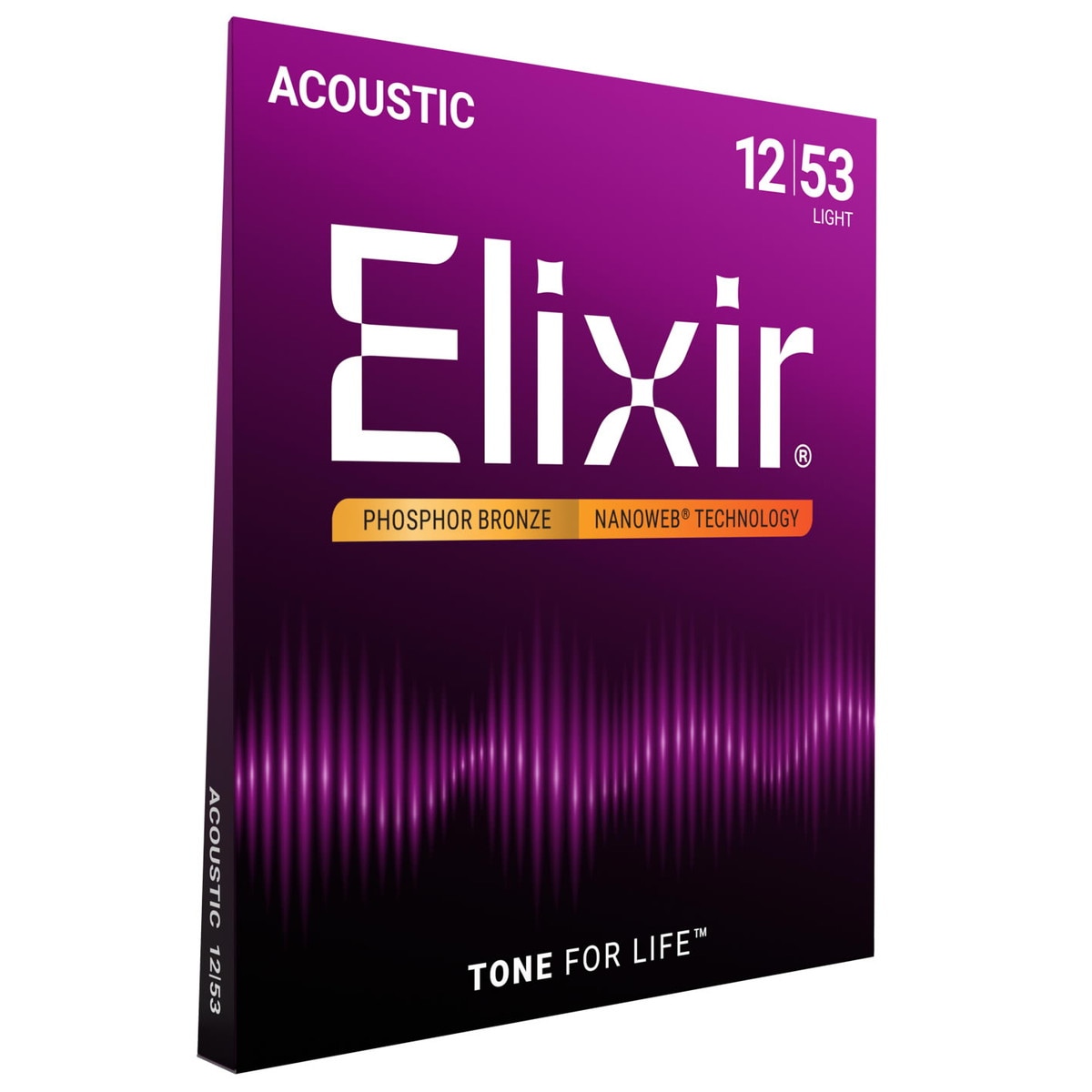 ともろてん Elixir / 16052 Light Acoustic Phosphor Bronze with NANOWEB Coating