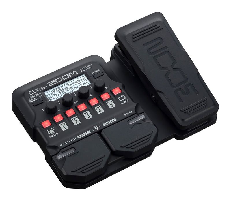 ZOOM / G1X FOUR Guitar Multi-Effects Processor 電池駆動可能 リズム