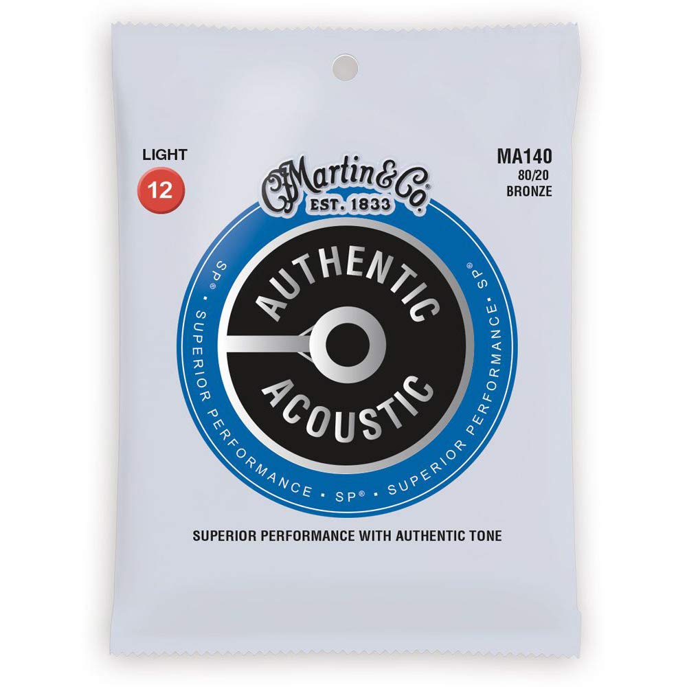 Martin / MA140 Authentic Acoustic Superior Performance アコギ弦 80/20 Bronze [Light .012-.054]【横浜店】