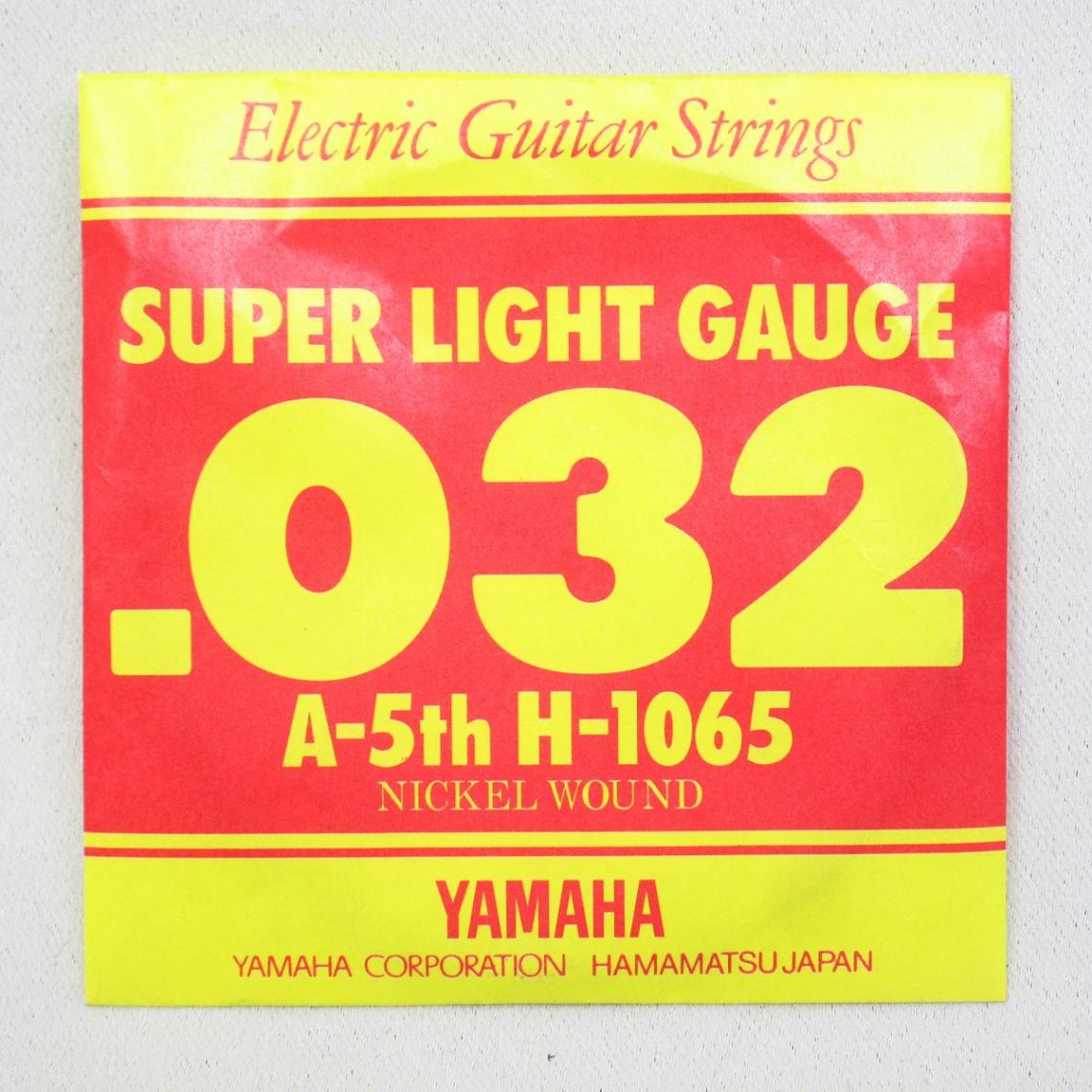 YAMAHA / H-1065 Super Light .032 A-5th バラ弦 エレキギター弦