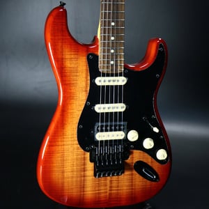 Fender / Made in Japan ISHIBASHI FSR Hybrid II Stratocaster HSS Koa Top Black Hardware 【S/N JD24026460】【アウトレット特価】【名古屋栄店】