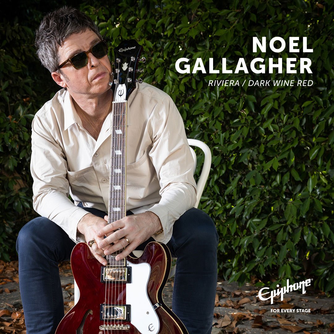 epiphone / Noel Gallagher Riviera Dark Wine Red エピフォン ノエル