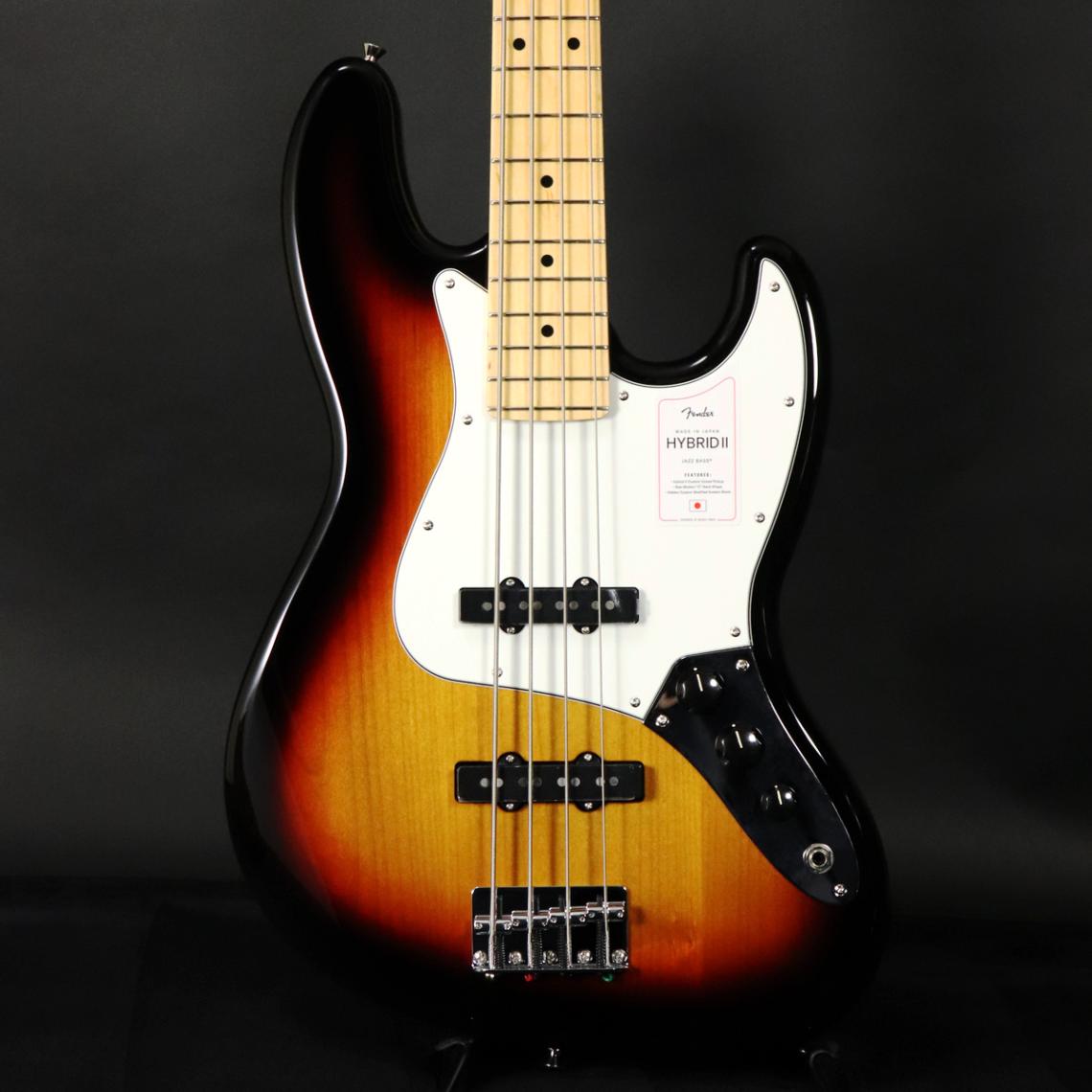 Fender / Made in Japan Hybrid II Jazz Bass Maple Fingerboard 3-Color Sunburst 【SN JD24016437】【クリアランスセール】【梅田店】