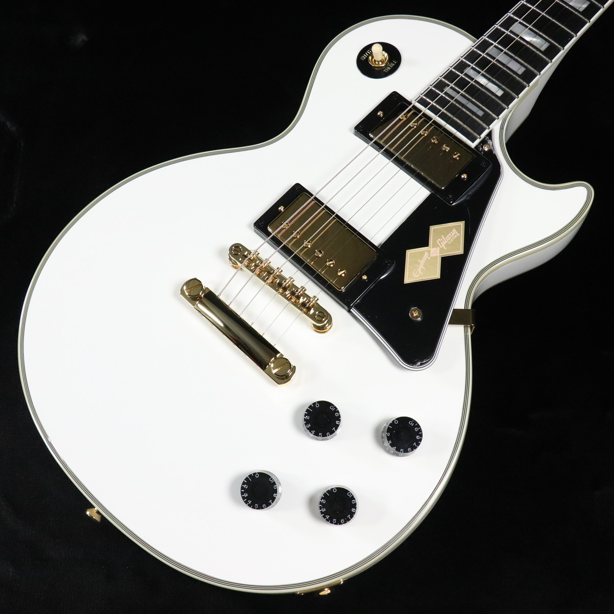 Epiphone / Inspired by Gibson Custom Les Paul Custom Alpine White