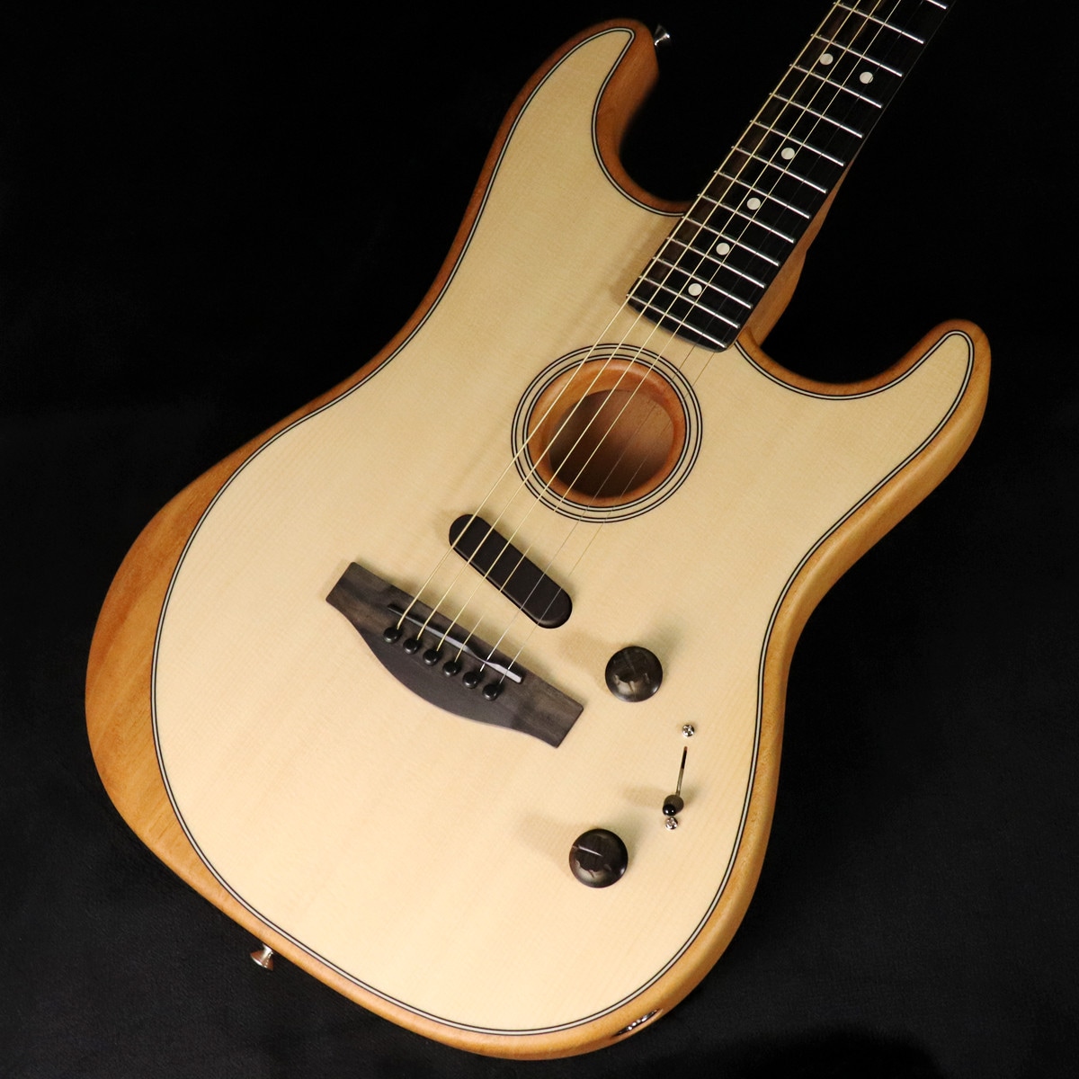 Fender / American Acoustasonic Stratocaster Natural 【SN US241729A】 【梅田店】