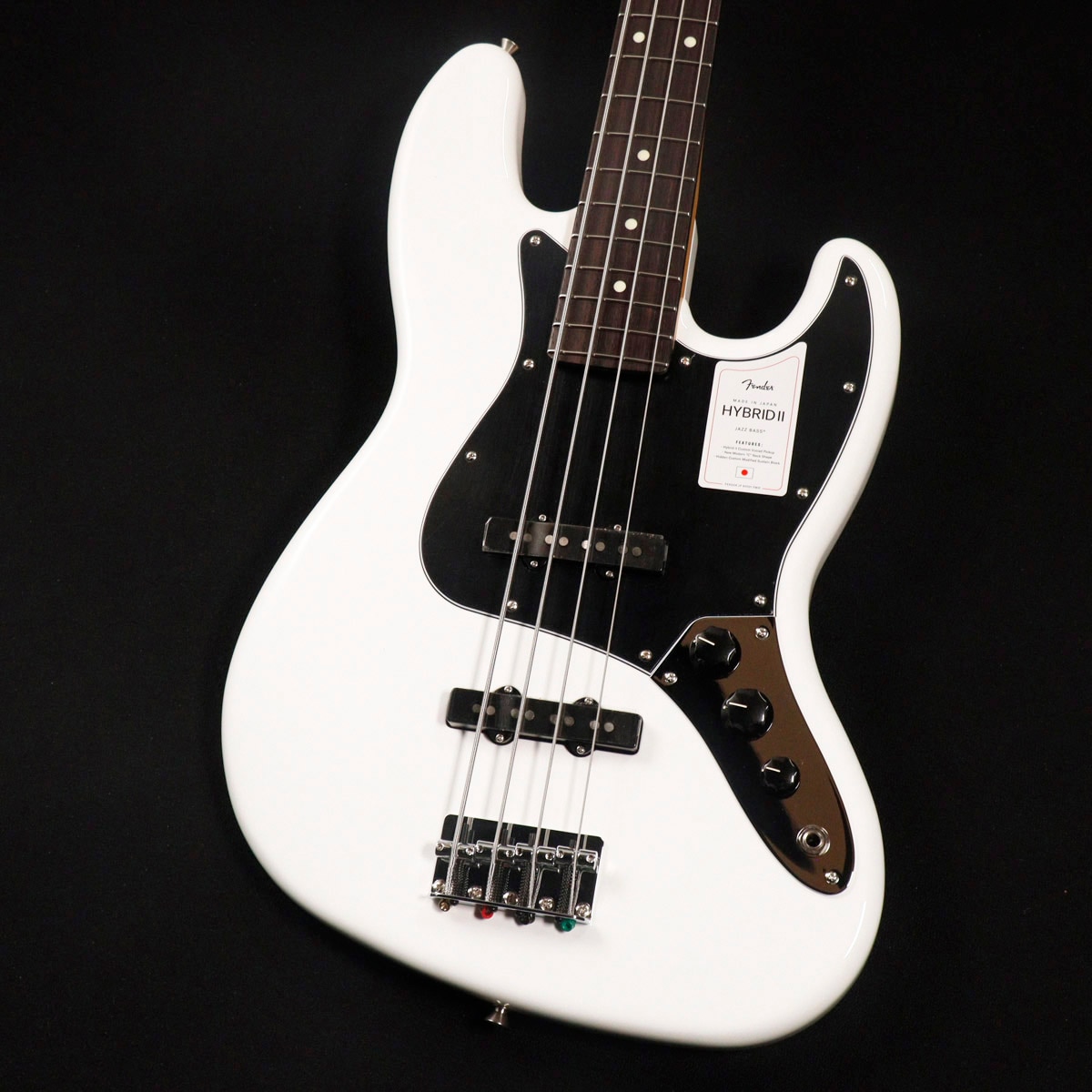 Fender / MIJ Hybrid II Jazz Bass Rosewood Fingerboard Arctic White
