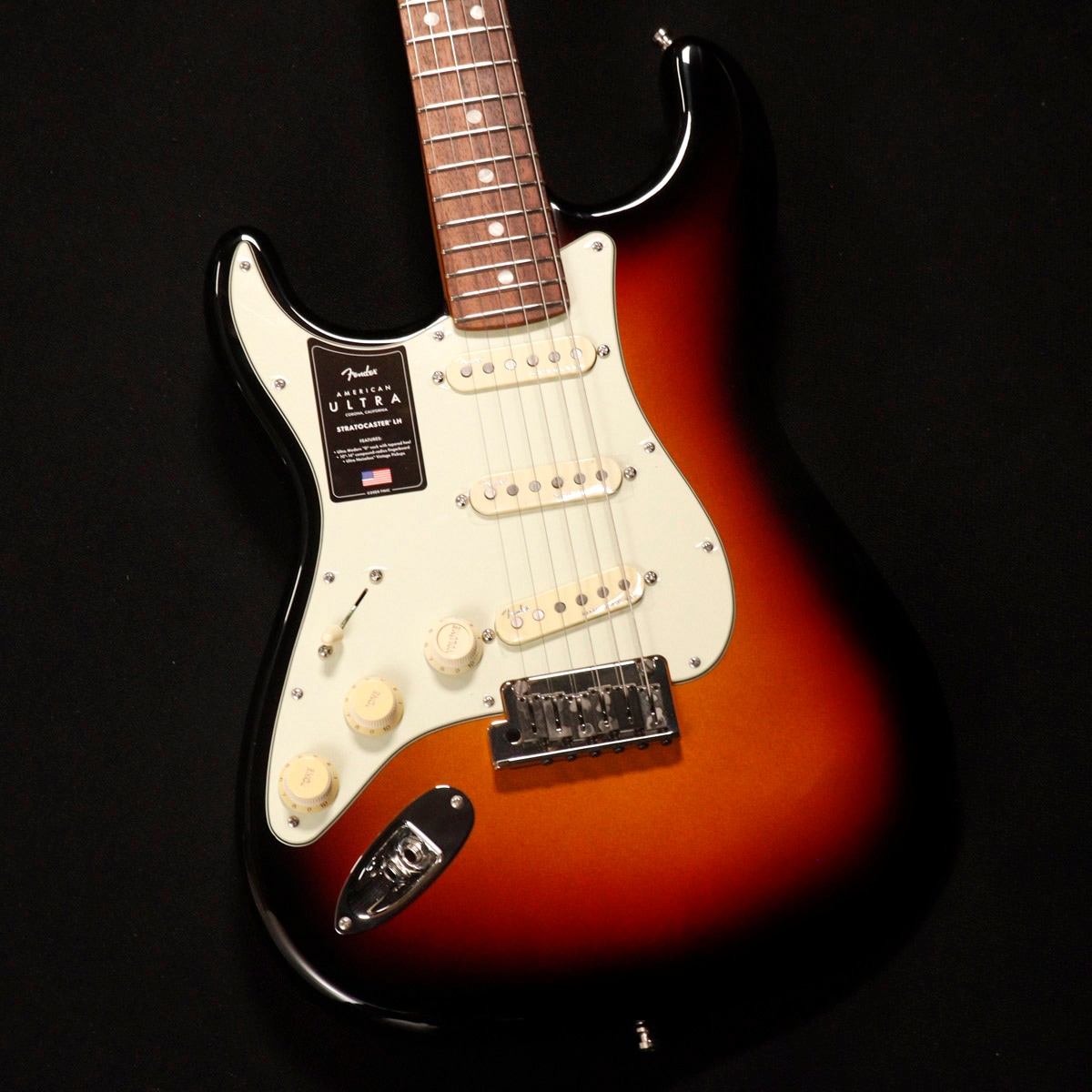 Fender / American Ultra Stratocaster Left-Hand Rosewood Fingerboard Ultraburst ≪S/N:US23065888≫【アウトレット特価】【心斎橋店】