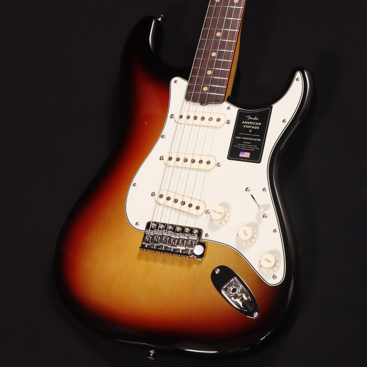 Fender / American Vintage II 1961 Stratocaster Rosewood 3-Color