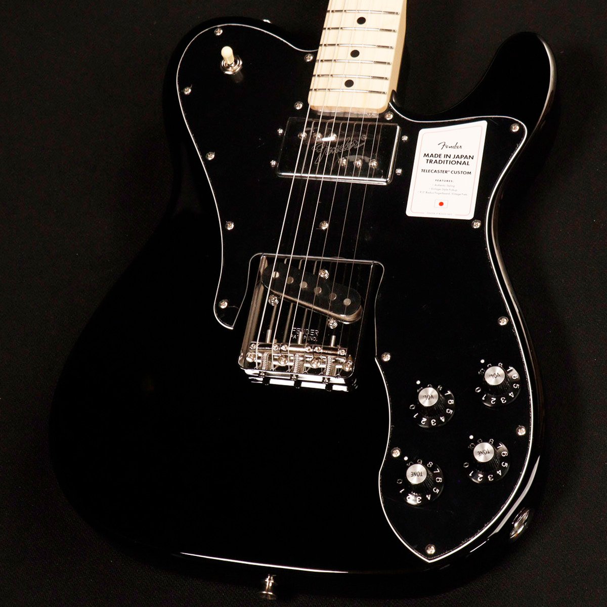 Fender / Made in Japan Traditional 70s TL Custom Maple Black ≪S/N
