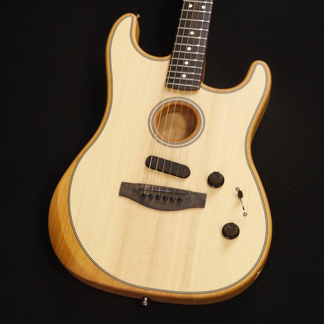 Fender / American Acoustasonic Stratocaster Natural ≪S/N