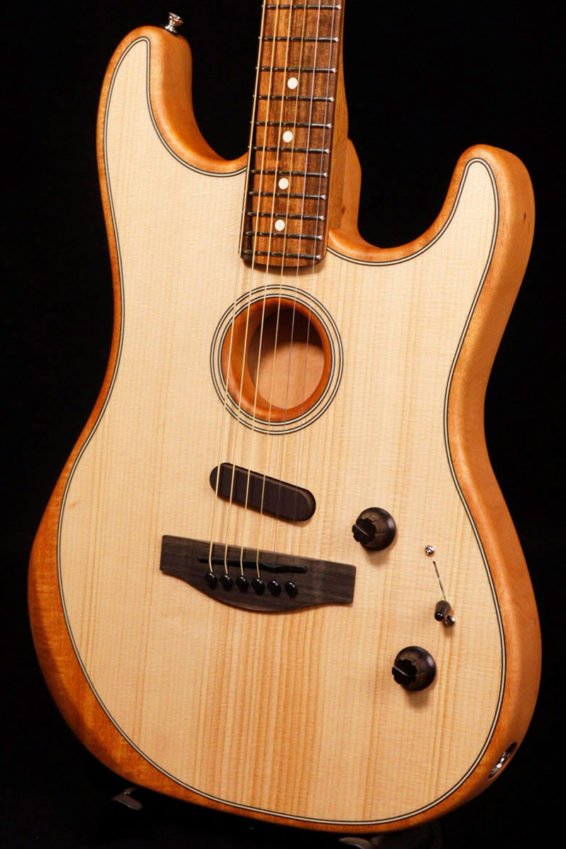 【2月購入】American Acoustasonic Stratocaster Fender / American Acoustasonic Stratocaster Natural ≪S/N