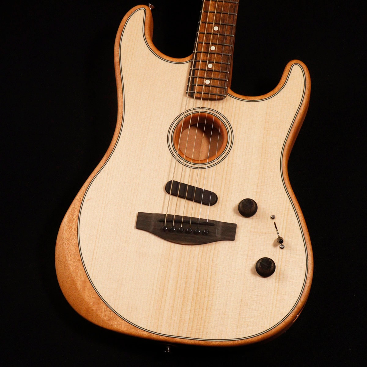 Fender / American Acoustasonic Stratocaster Natural ≪S/N