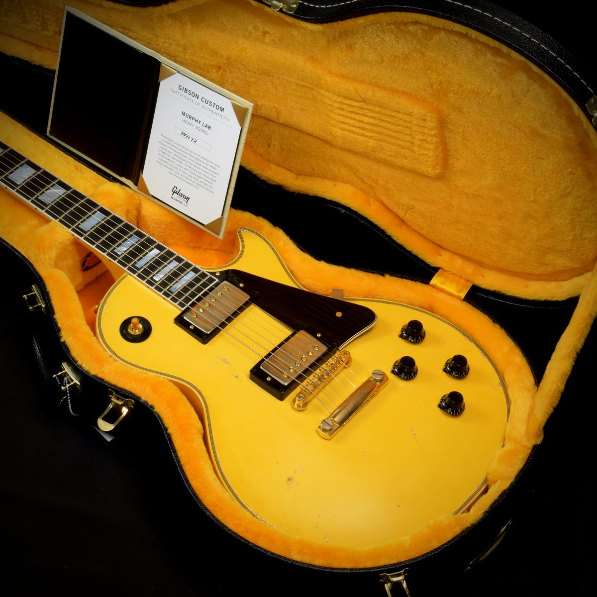 Gibson Custom / Murphy Lab 1957 Les Paul Custom Heavy Aged Heavy