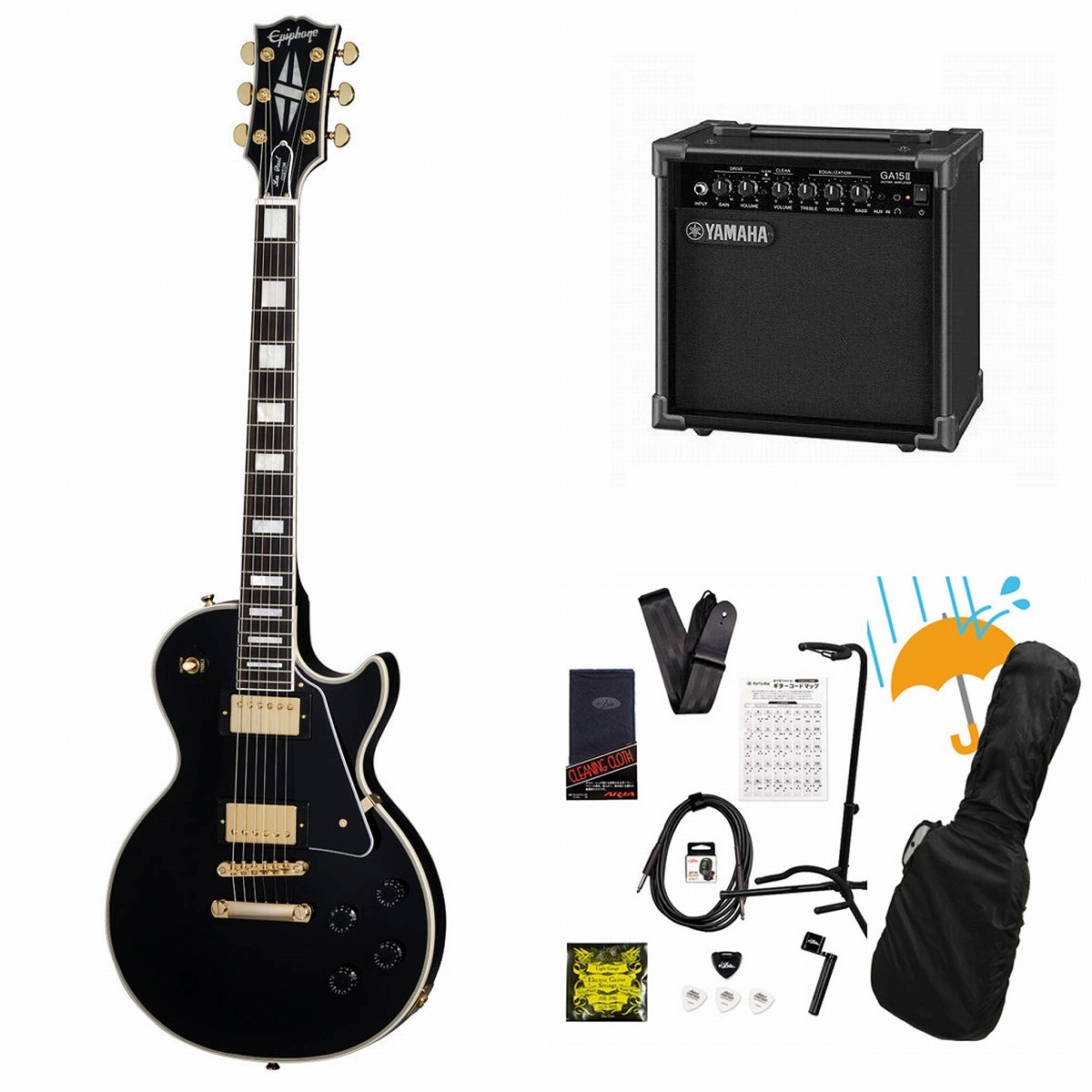 Epiphone / Inspired by Gibson Custom Les Paul Custom Ebony YAMAHA