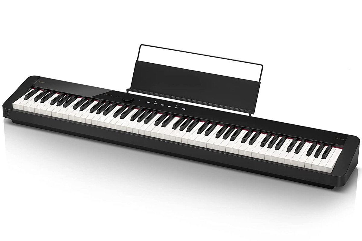 カシオPrivia PX-S1100ピアノ カラーは黒、 カシオ(CASIO)電子ピアノ Privia PX-S1100BK(ブラック) 88鍵盤 スリム