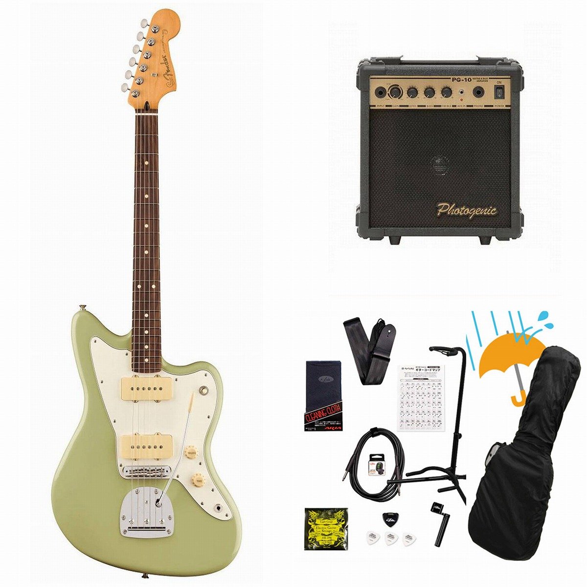 ギター Fender Player Series Jazzmaster Fender Player II Jazzmaster Birch Green エレキギター ジャズ