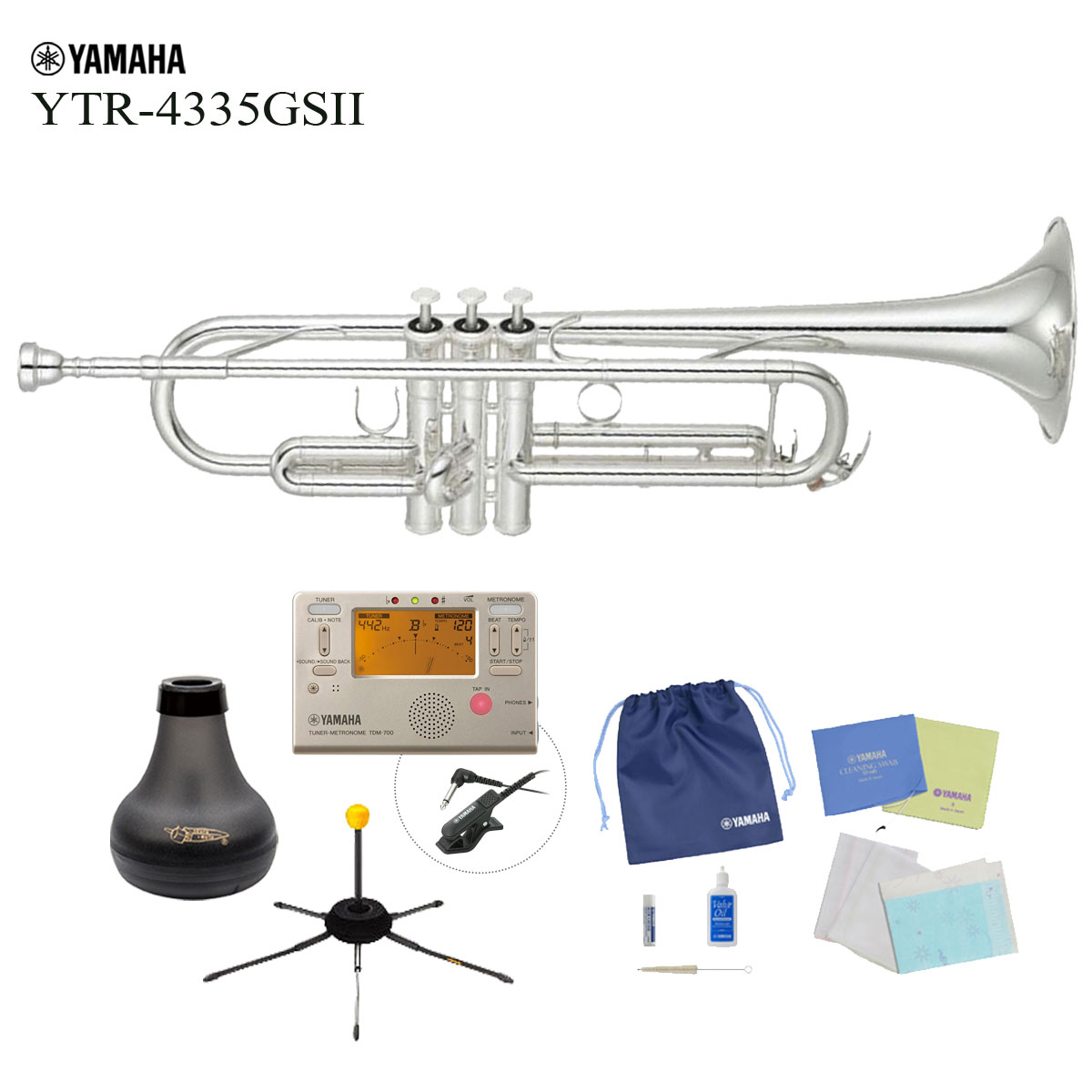 YAMAHA / YTR-4335GSII ヤマハ スタンダード トランペット 銀メッキ