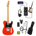 Fender / Player II Telecaster Maple Fingerboard Coral Red  録音＆セッションで上達！Fender Link I/O付き13点セット